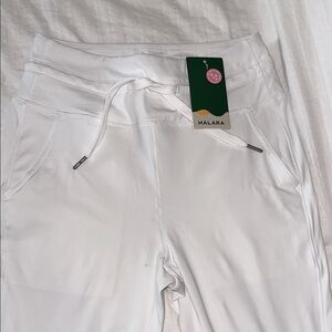 Halara White Joggers